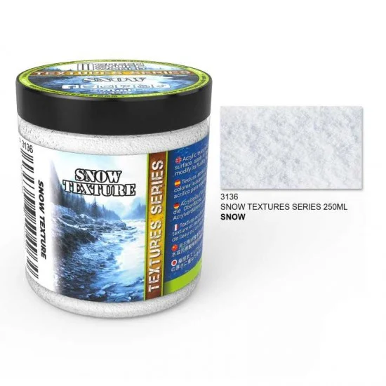 Green Stuff World 3136 Snow Texture - Snow Effects (acrylic Paste 250ml)