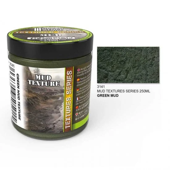 Green Stuff World 3141 Mud Texture - Green Mud (acrylic Paste 250ml)