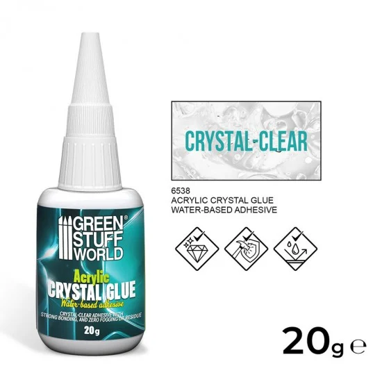 Green Stuff World 6538 Acrylic Crystal Glue 20g - Hobby Tools & Supplies
