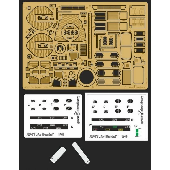 Greenstrawberry 04017 1/48 AT-ST Walker Detail Set for Bandai [Star Wars The Empire Strikes Back]