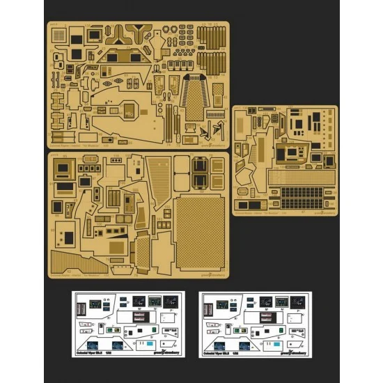 Greenstrawberry 04217 1/32 Colonial Raptor Interior Detail Set for Moebius kits - Sci-fi & Educational Toys