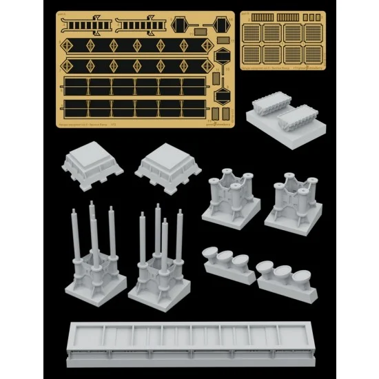 Greenstrawberry 05718 1/72 Hangar Equipment Vol.II Service Ramp Resin kit - Sci-fi & Educational Toys