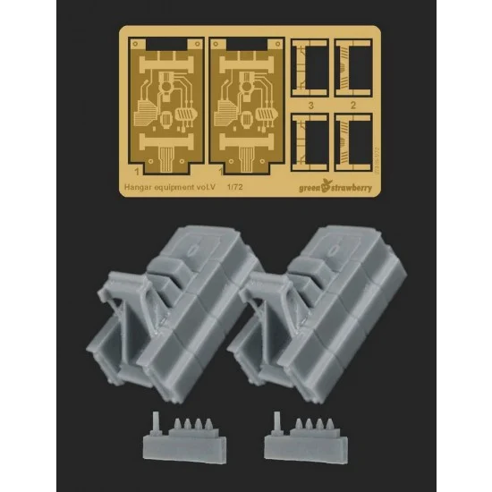 Greenstrawberry 07319 1/72 Hangar Eqipment Vol.V Hangar Transporter Full resin kit - Sci-fi & Educational Toys