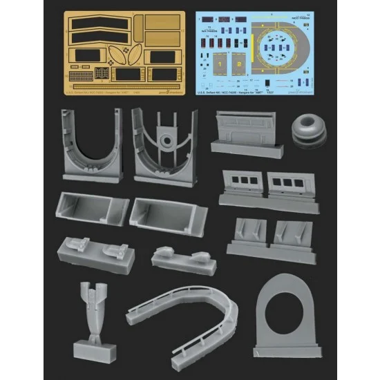 Greenstrawberry 07919 1/420 USS Defiant NX / NCC-74205 Hangars for AMT kits [STAR TREK Deep Space Nine]