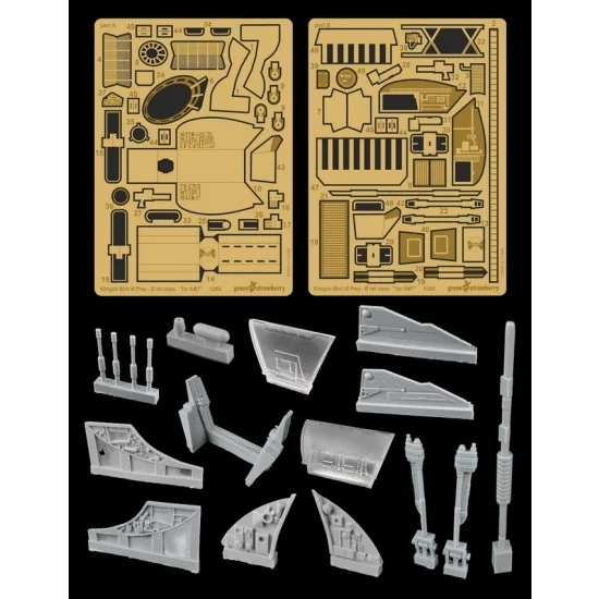 Greenstrawberry 10520 1/350 Klingon Bird of Prey B'rel Class Detail Set for AMT kits - Sci-fi & Educational Toys