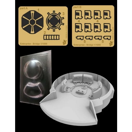 Greenstrawberry 10820 1/1000 USS Enterprise NCC-1701 Bridge [STAR TREK Discovery]