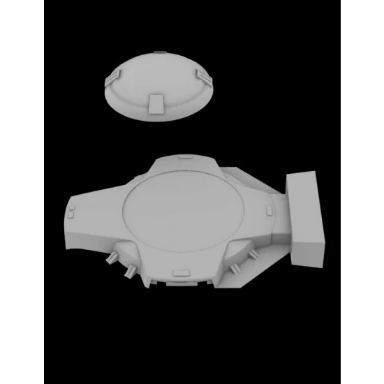 Greenstrawberry 11320 1/537 USS Reliant / Miranda class Navigation Deflector & Sensor for AMT [STAR TREK II] - Sci-fi & Educational Toys