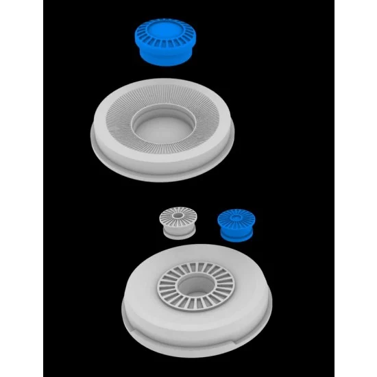 Greenstrawberry 11420 1/537 USS Reliant / Miranda class Fusion Power Core for AMT kit [STAR TREK II] - Sci-fi & Educational Toys
