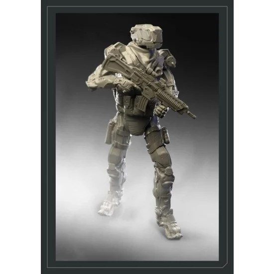 Greenstrawberry 12006 1/20 LRRU-R (Long Range Recon Unit Robot) Full Stand Resin Figure