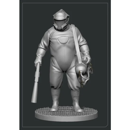 Greenstrawberry 12008 1/20 Worm Farmer in Hazard Suit with Feeding Device - Model Figures