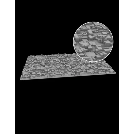 Greenstrawberry 15121 Star Ship Surface - Rough Greeble (resin plate: 123 x 69.5cm)