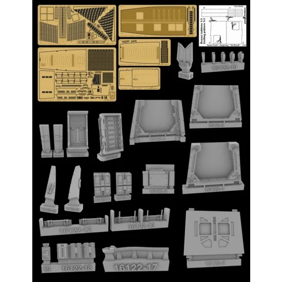 Greenstrawberry 16122 1/72 Razor Crest Cargo bay Detail set for Revell #06781 [STAR WARS - Mandalorian]