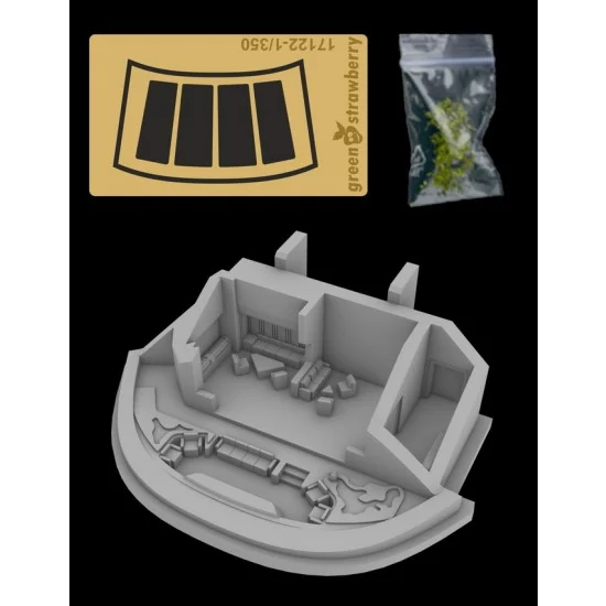 Greenstrawberry 17122 1/350 NCC-1701 refit/Constitution Officer's Lounge for Polar Lights [STAR TREK]