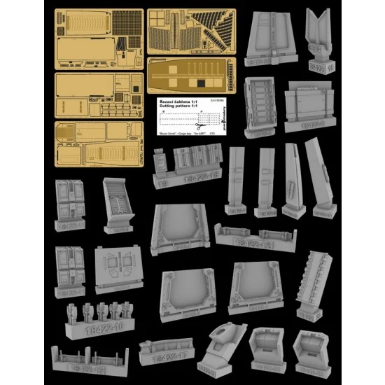 Greenstrawberry 18422 1/72 "Razor Crest" Cargo Bay for AMT kit [STAR WARS - Mandalorian]