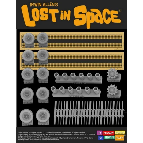 Greenstrawberry 19223 1/35 CHARIOT Tracks for Doll & Hobby kits [Lost in Space] - Sci-fi & Educational Toys