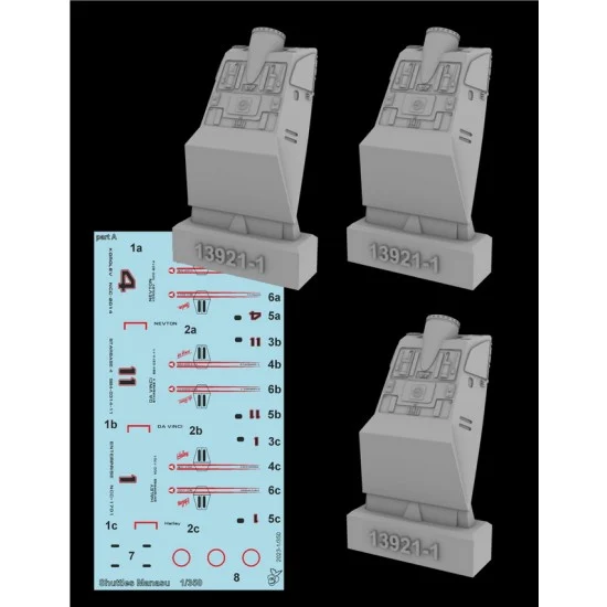 Greenstrawberry 20223 1/350 Full Resin Shuttlecraft Type Manasu with Water Decals - Sci-fi & Educational Toys