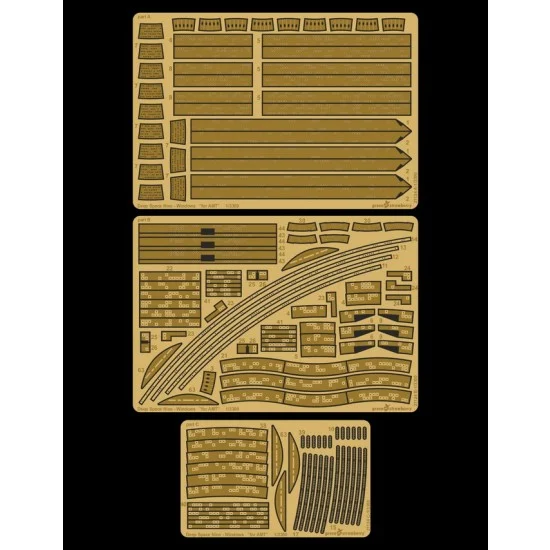 Greenstrawberry 21124 1/3300 Deep Space Nine Windows for Polar Lights kits - Sci-fi & Educational Toys