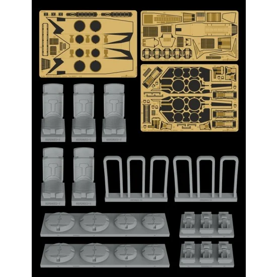Greenstrawberry 21825 1/72 DUNE Atreides Ornithopter Interior Detail set for Meng kit - Sci-fi & Educational Toys