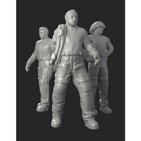 Greenstrawberry 72006 1/72 Hangar Crew Vol.VI Mechanics (2 figures), Guard [Star Wars Trilogy] - Sci-fi & Educational Toys