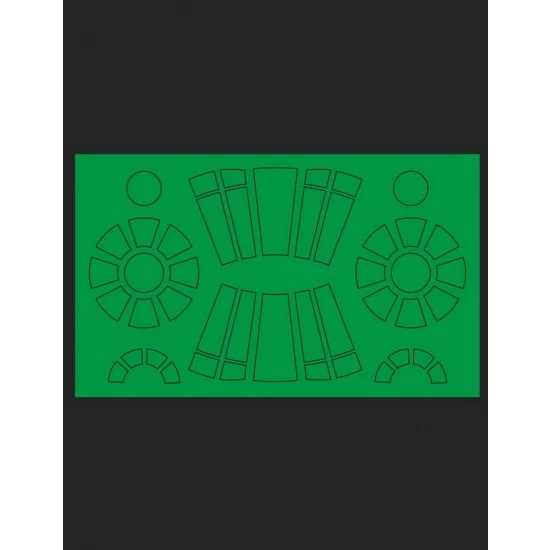 Greenstrawberry AM015 1/144 YT-1300 Millennium Falcon Paint Masking for Fine Molds/Revell kits [Star Wars]