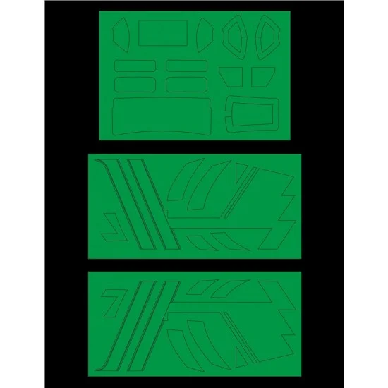 Greenstrawberry AM021 1/72 Razor Crest Masks for AMT kits [Star Wars: Mandalorian] - Sci-fi & Educational Toys