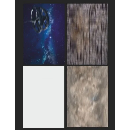 Greenstrawberry DP09 Surface in Motion Graphic Display Pad (1 plastic sheet 135x200mm and 3 stickers) - Scenics & Diorama