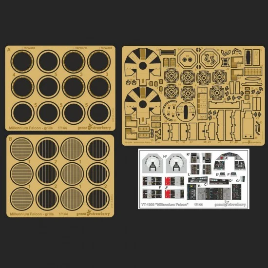 Greenstrawberry FP04 1/144 [Star Wars] YT-1300 Millennium Falcon Super Detail Set for Bandai kits [Fruit PACK]