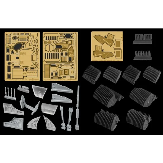 Greenstrawberry FP13 1/350 Klingon Bird of Prey B'rel class Super Detail Set for AMT kits [Star Trek] - Sci-fi & Educational Toys