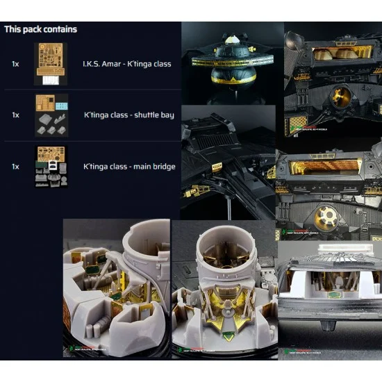 Greenstrawberry FP30 1/350 I.K.S. Amar K'tinga class Fruit Pack for Polar Lights kits [STAR TREK] - Sci-fi & Educational Toys