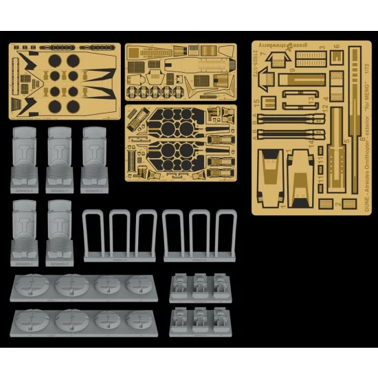 Greenstrawberry FP35 1/72 DUNE Atreides Ornithopter Complete Upgrade set for Meng kit [FruitPACK] - Sci-fi & Educational Toys
