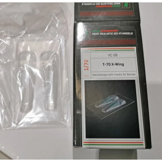 Greenstrawberry VC08 1/72 T-70 X Wing Vacuum Canopy [Star Wars Trilogy]
