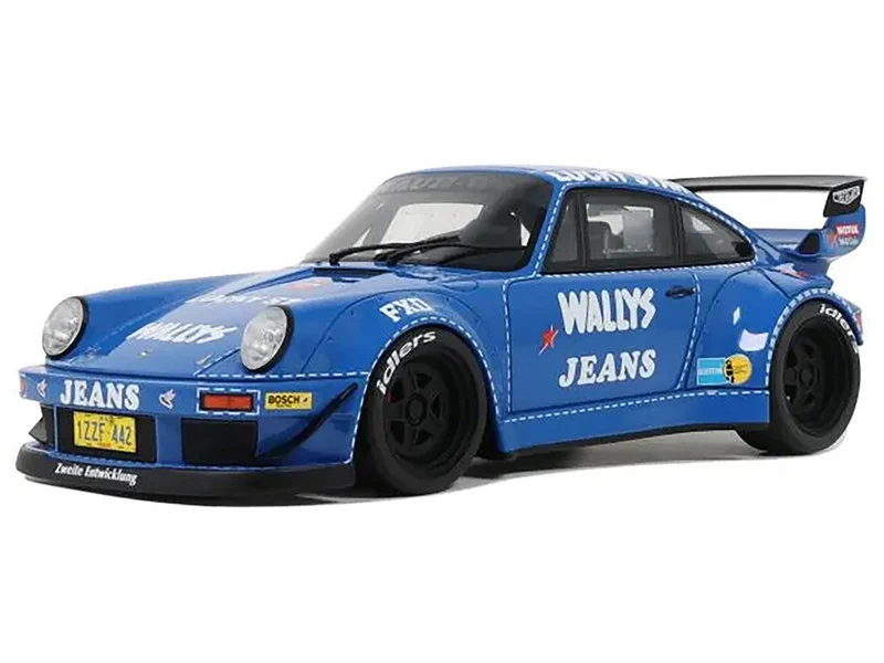 RWB Bodykit "OSHO Arrow" Blue 1/18 Model Car by GT Spirit - Porsche Models