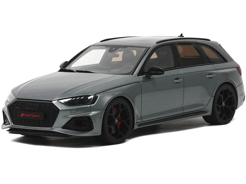Audi RS 4 Competition Gray Metallic 1/18 Model Car by GT Spirit - Audi Models
