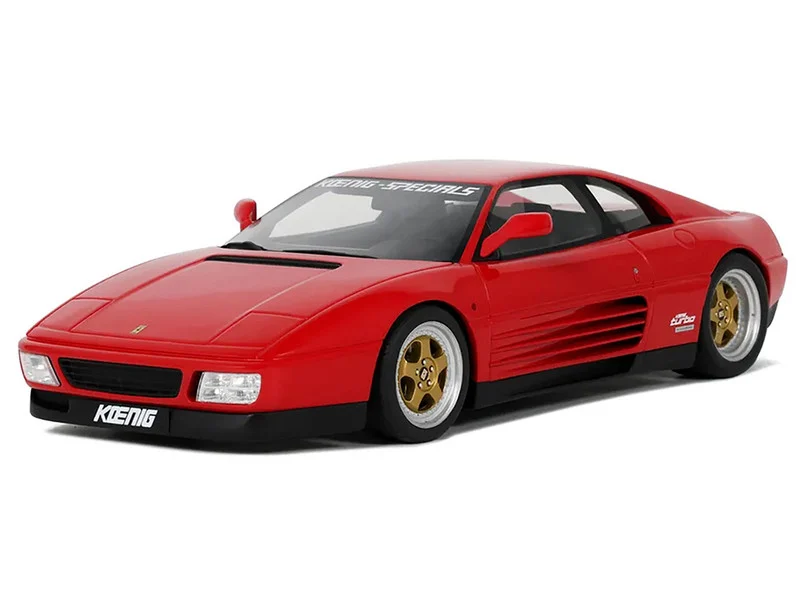 1994 Koenig Specials 348 Twin Turbo Red 1/18 Model Car by GT Spirit - Ferrari Models