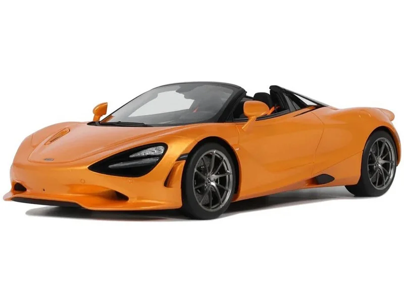 2024 McLaren 750S Spider Orange Metallic 1/18 Model Car by GT Spirit - McLaren Models