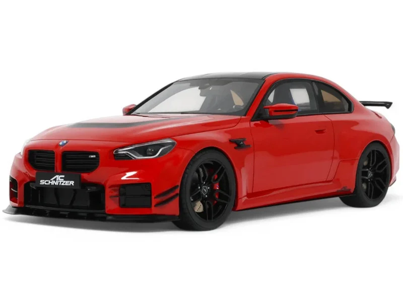 2023 AC Schnitzer ACS2 Sport (BMW M2) Toronto Red with Black Top 1/18 Model Car by GT Spirit - BMW Models