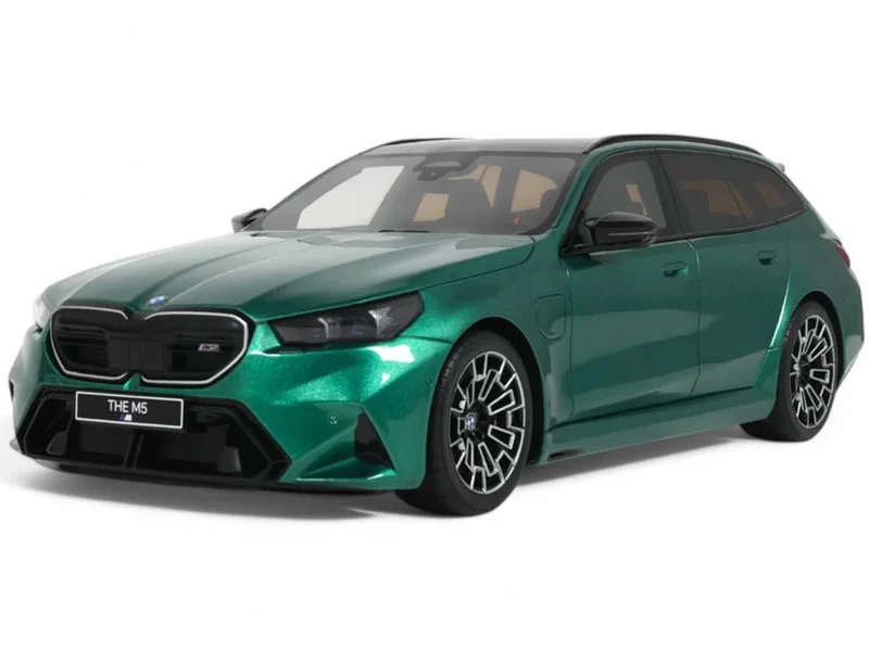 2024 BMW M5 Touring (G99) Isle of Man Green Metallic with Black Top 1/18 Model Car by GT Spirit - BMW Models