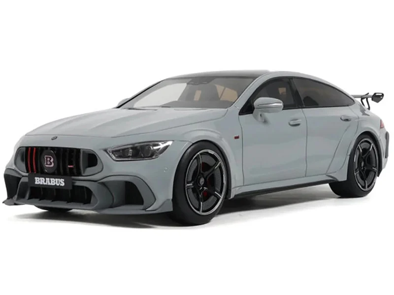 2024 Brabus Rocket 1000 Nardo Gray with Black Top 1/18 Model Car by GT Spirit - Mercedes Models