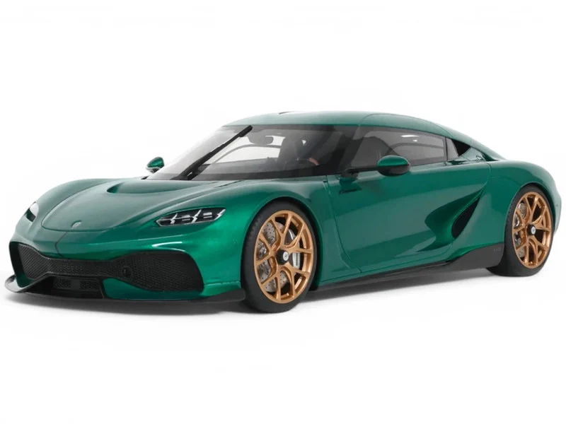 2024 Koenigsegg Gemera Racing Green Metallic 1/18 Model Car by GT Spirit - Koenigsegg Models