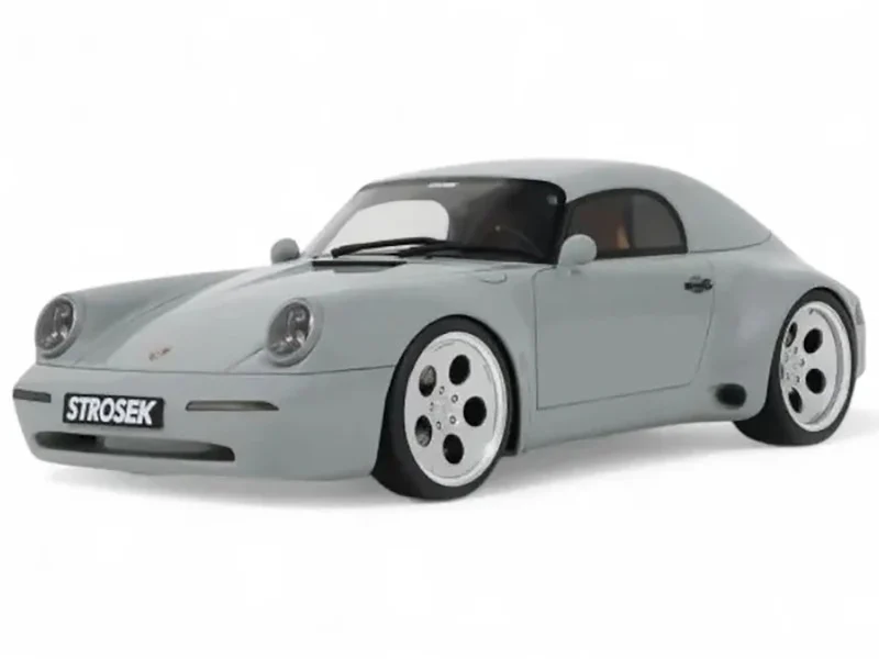 2023 Strosek Mega 30 Speedster (Porsche 911) Classic Gray 1/18 Model Car by GT Spirit - Porsche Models