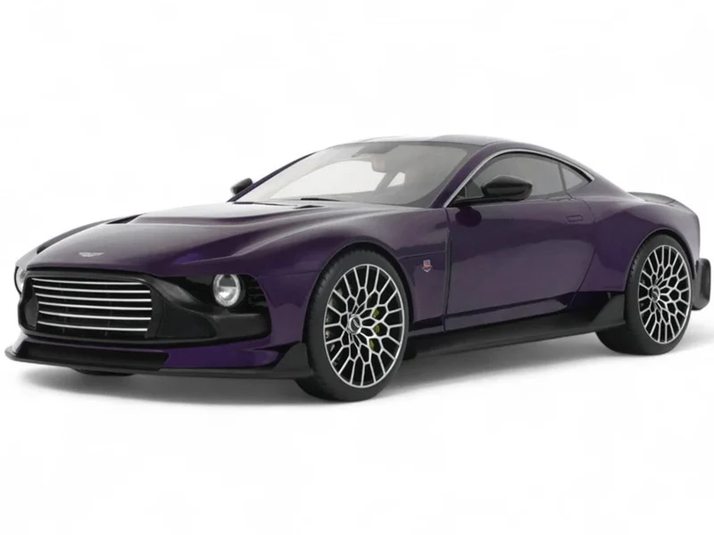 2023 Aston Martin Valour Purple Metallic 1/18 Model Car by GT Spirit - Aston Martin Models