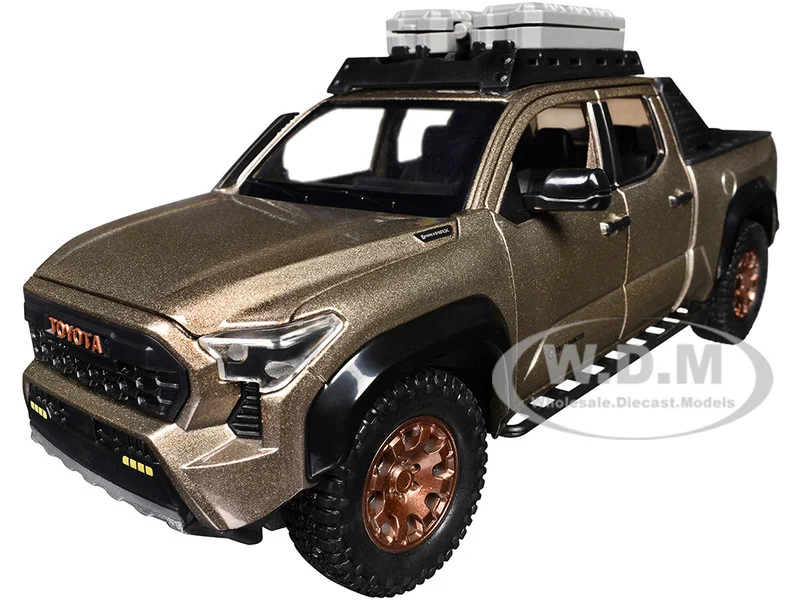 2024 Toyota Tacoma Trailhunter Edition Pickup Truck Bronze Metallic 1/24 Diecast Model Car - Pickup Trucks Models