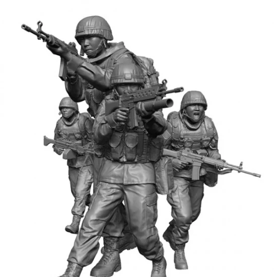 H3 Models HS16043 1/16 ROKMC Landing Infantry set (4 figures) - Model Figures