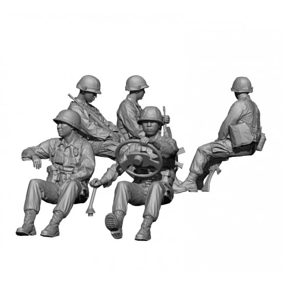 H3 Models HS16046 1/16 ROKA K311 Crew set (5 figures) - Model Figures