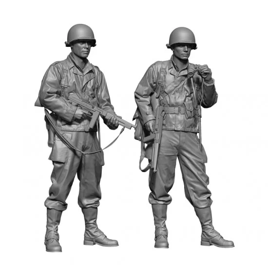 H3 Models HS16066 1/16 WWII US Ranger set (2 figures) - Model Figures