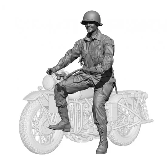 H3 Models 16108 1/16 WWII US Para Ironhorse Rider without Bike - Model Figures