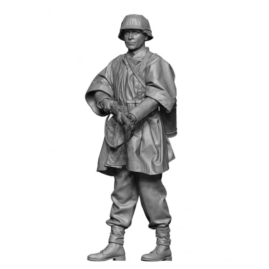 H3 Models HS16133 1/16 WWII Waffen Soldier Wearing Phancho #2 - Model Figures