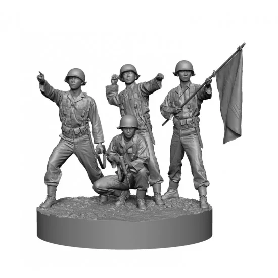 H3 Models HS35139 1/35 Korean War 'Glory To My Country' (4 figures and base) - Model Figures