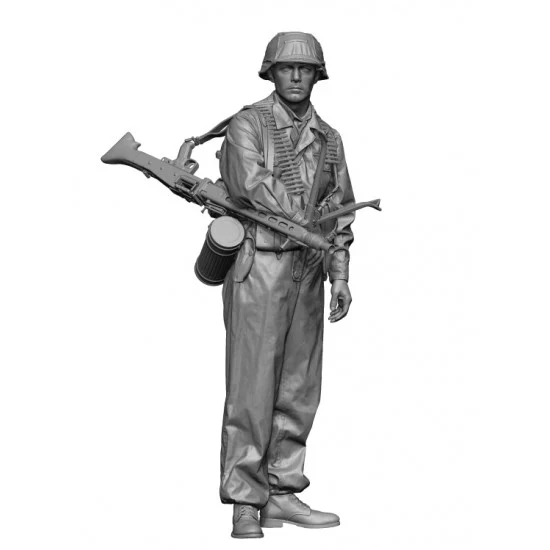 H3 Models HS48143 1/48 WWII MG42 Gunner Normandy #2 - Model Figures