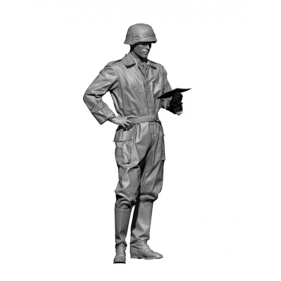H3 Models HS48018 1/48 WWII German Tank Crew (Italian pattern) - Model Figures